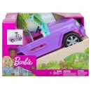 Barbie Off-Road Vehicle Toy Car With 2 Pink Seats And Rolling Wheels